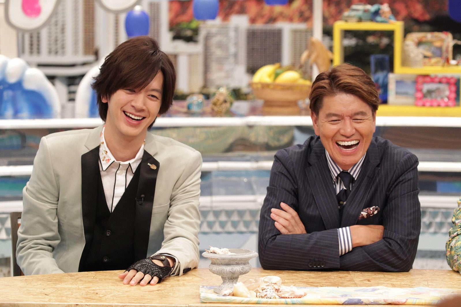 （左から）DAIGO、ヒロミ （C）フジテレビ