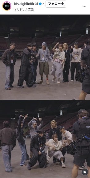 BTS公式Instagramより