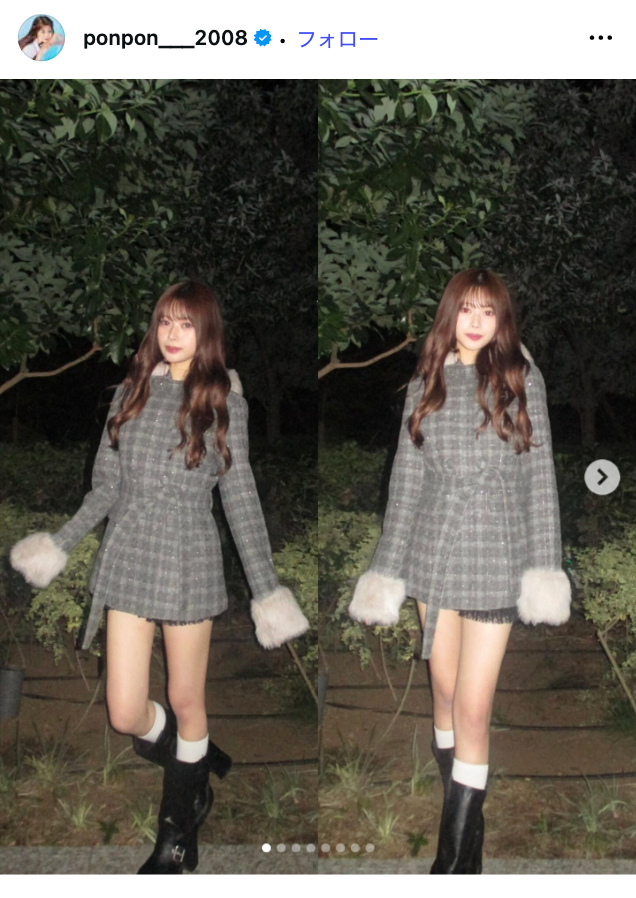 瀬川陽菜乃Instagramより