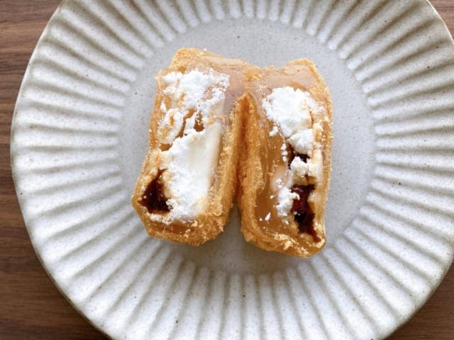 黒蜜とクリームのバランスが絶妙♪