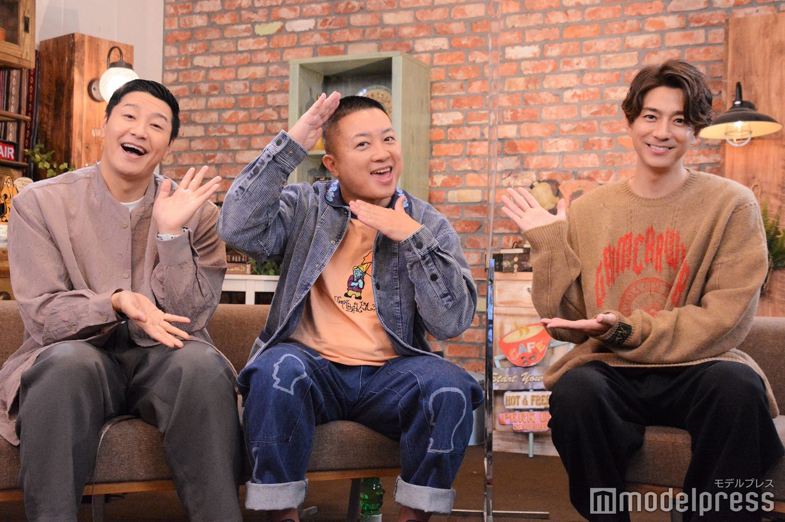 チョコレートプラネット（長田庄平、松尾駿）、三浦翔平 （C）モデルプレス