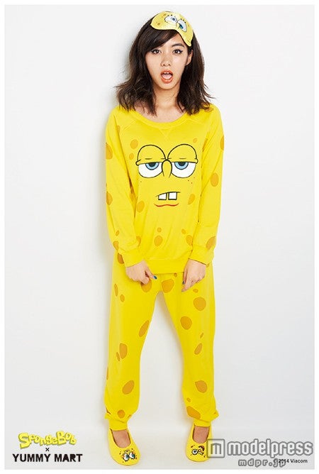 池田エライザ／「スポンジ・ボブ×YUMMY MART」 コラボビジュアル