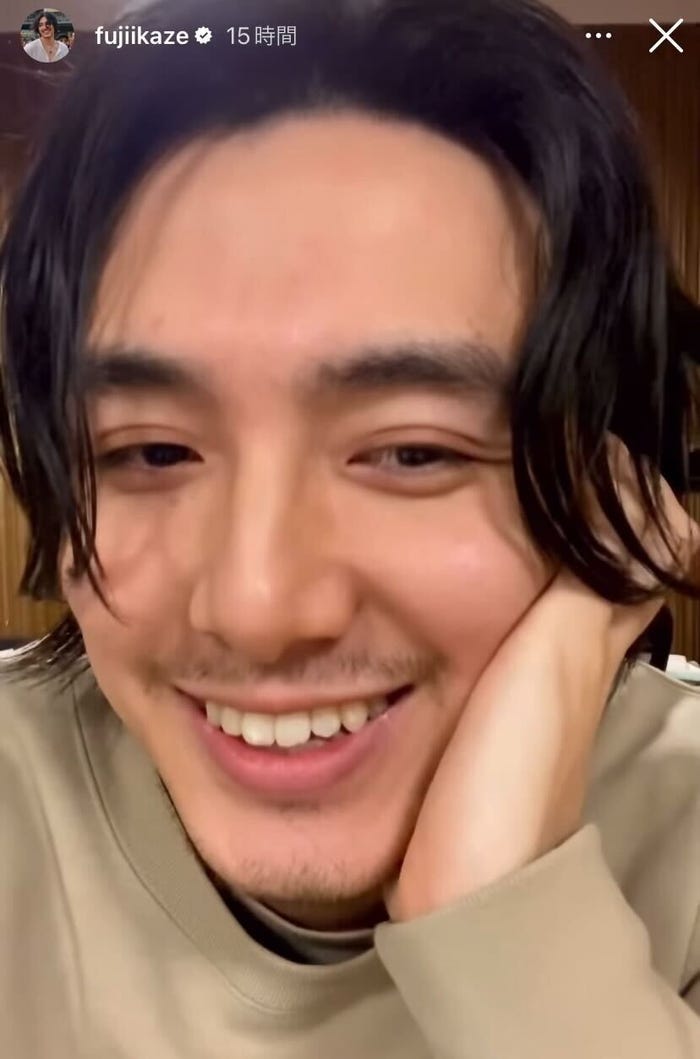 藤井 風公式Instagramストーリーズより