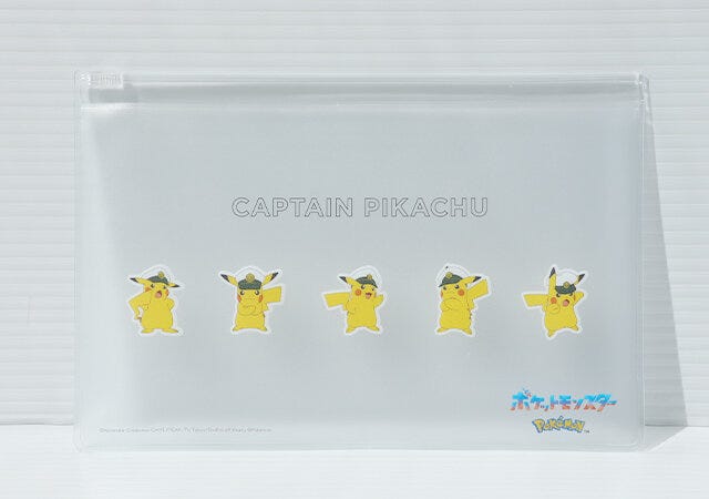 キャプテンピカチュウ 電子メモパッド ポーチ 雑誌 付録 雑誌付録 人気 おすすめ オススメ 宝島社 宝島 レビュー 便利 優秀 当たり 最高 今月号 予定 今月 2023 InRed インレッド 11月号 キャプテンピカチュウ ポーチ クリアポーチ