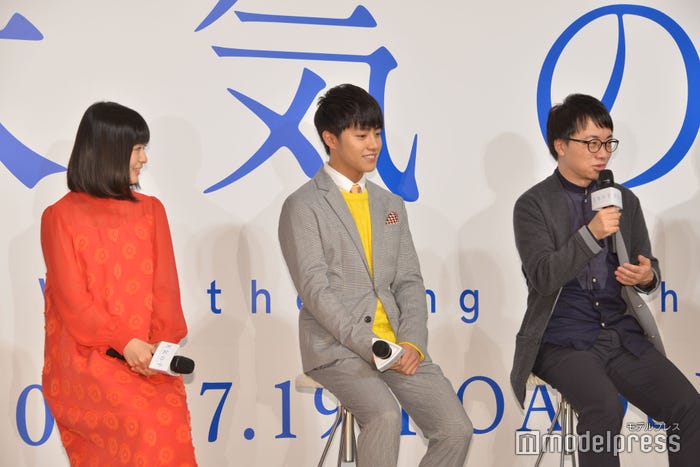 森七菜・醍醐虎汰朗・新海誠監督