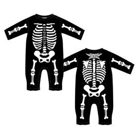 【BABYMETAL GOODS】骨ロンパース／80cm
