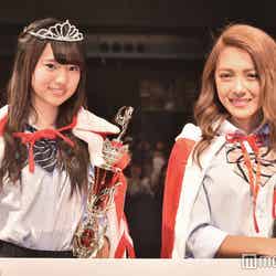 「高一ミスコン」（左から）グランプリ・中町綾さん、準グランプリ・伊藤夏音さん（C）モデルプレス