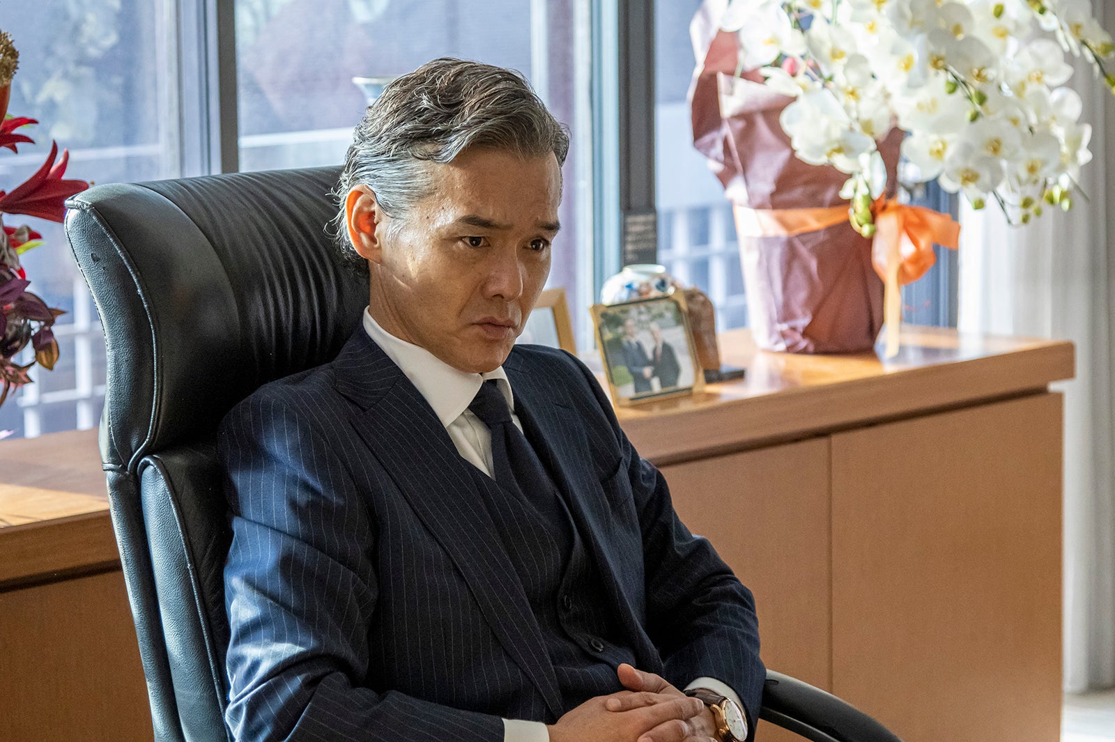  渡部篤郎 ／「アバランチ」最終話より（C）カンテレ・フジテレビ