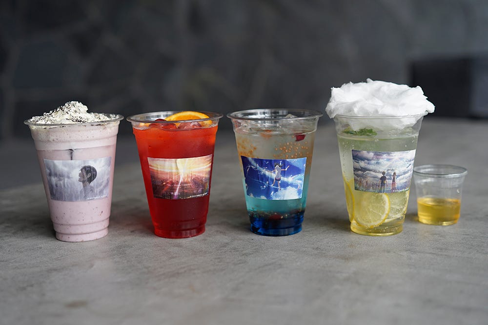 『天気の子』コラボカフェ渋谷にオープン、晴れるよレモネードや“陽菜のお手製ごはん”など