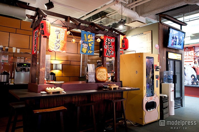 BARも日本風にアレンジ／撮影：Kaori Suzuki