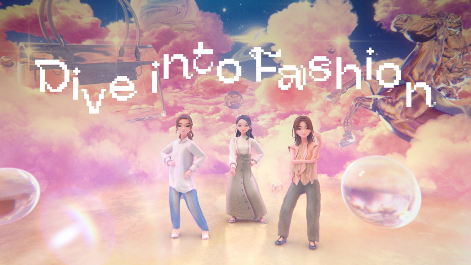 新WEB CM「Dive into Fashion」篇より（提供写真）