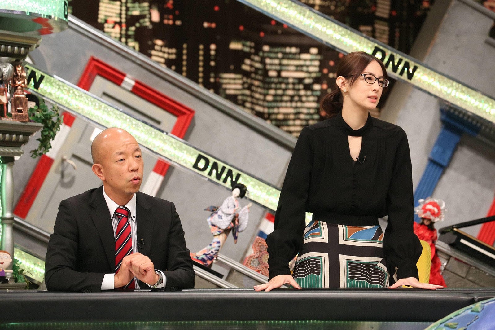 小峠英二、北川景子（C）フジテレビ