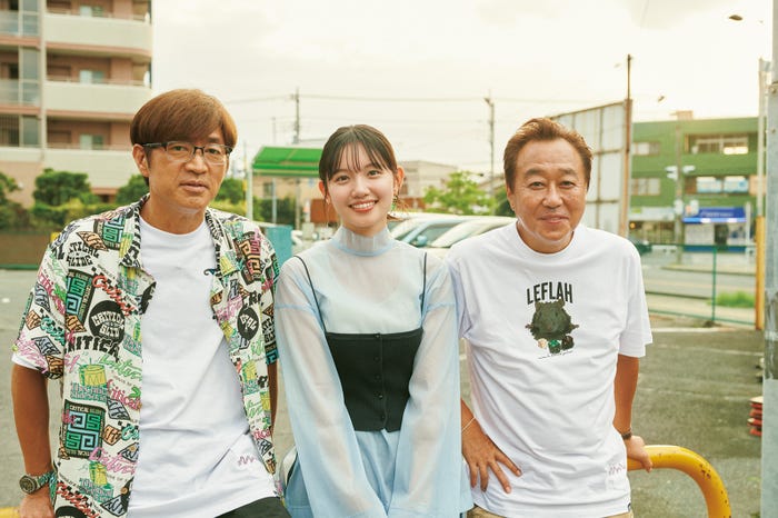 さまぁ〜ず(三村マサカズ、大竹一樹)、田中瞳アナ「瞳のまにまに」(C)熊木優/講談社