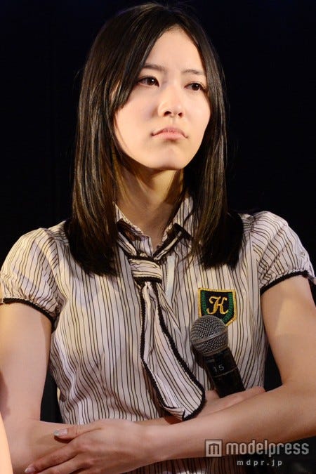 もらい泣きする松井珠理奈