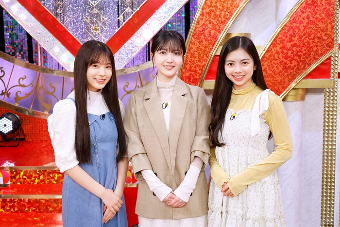 森平麗心、久保史緒里、長嶋凛桜(C)日本テレビ