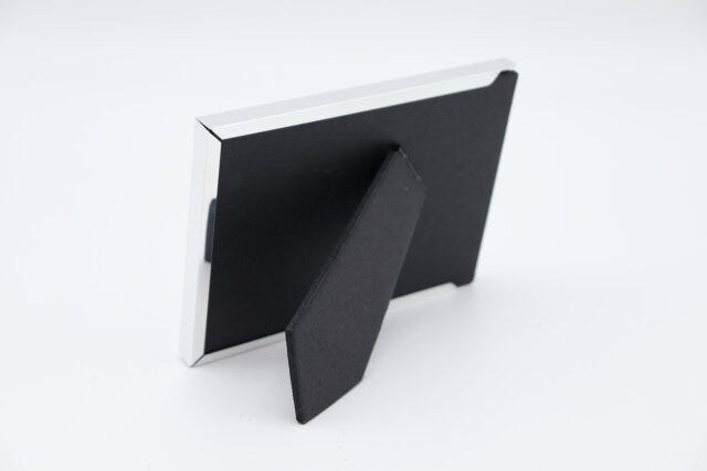 アルミフォトフレーム（シルバーカラー、L判）　横向き