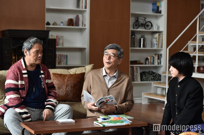 西田敏行、森本レオ、高田彪我/「家族ノカタチ」第6話場面カット/画像提供:TBS