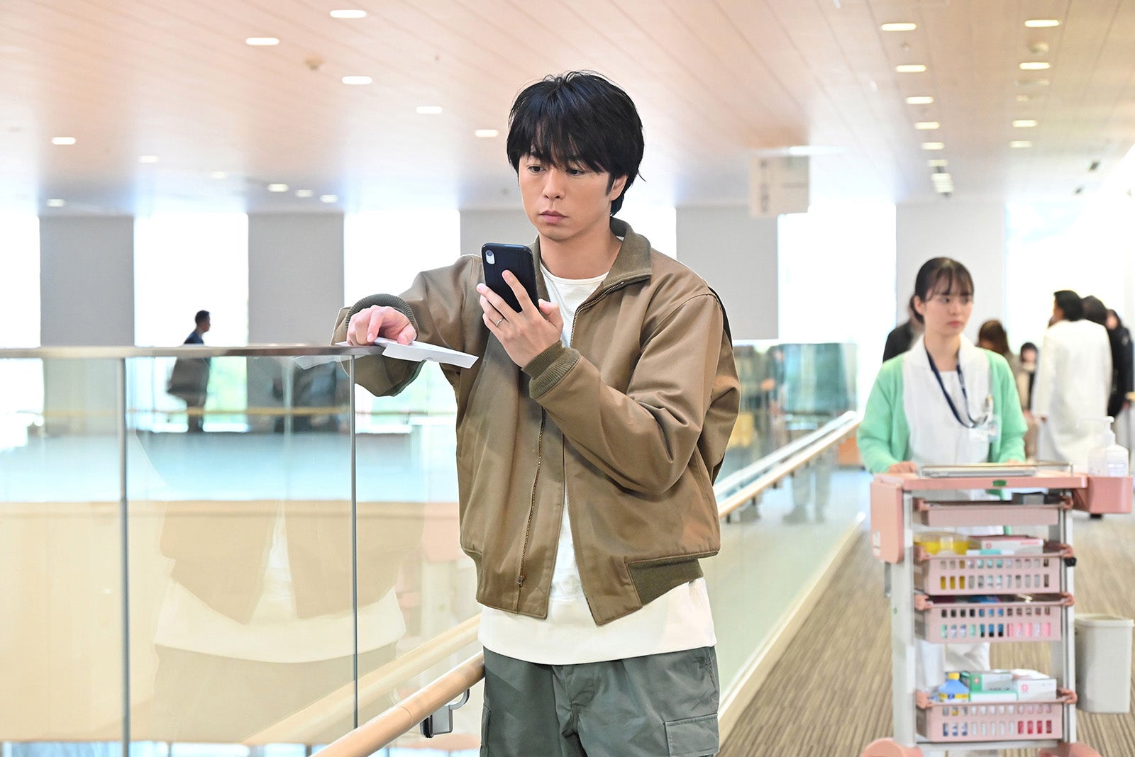 櫻井翔／「大病院占拠」第1話（C）日本テレビ