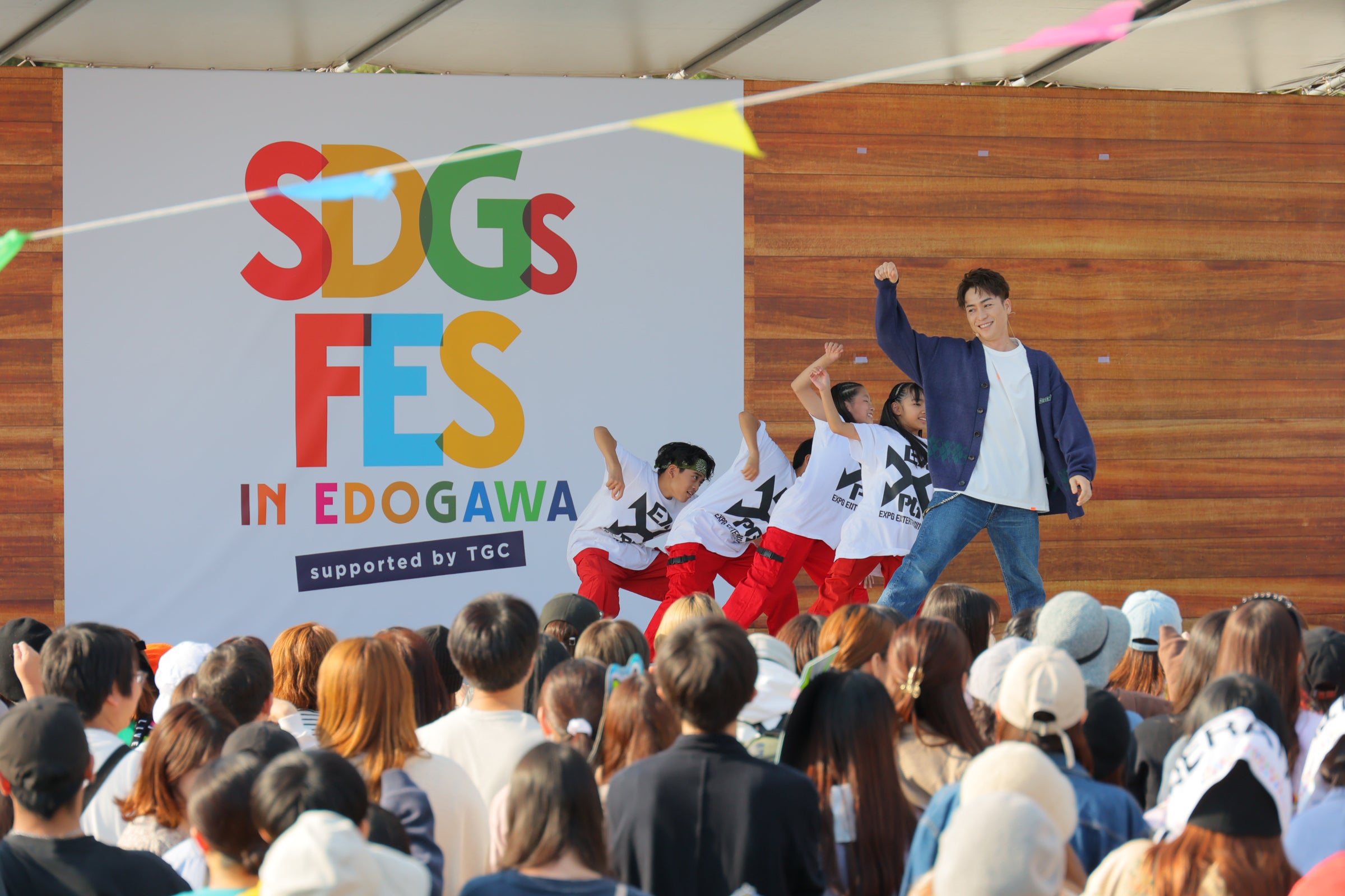 「EXILE TETSUYA with EXPG」の様子（C）SDGs FES in EDOGAWA 2023