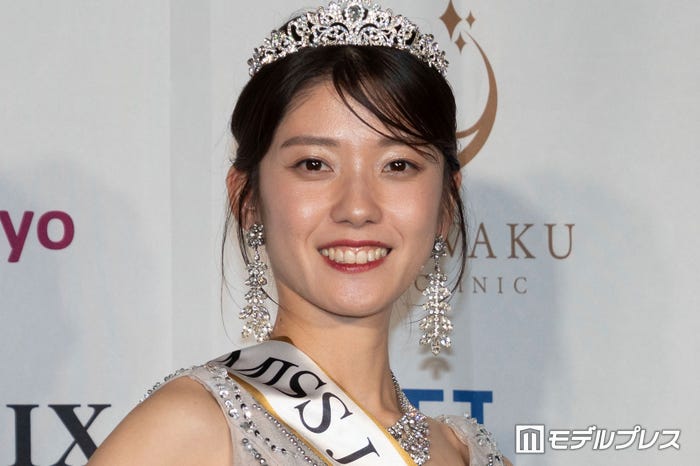 「2026ミス・ジャパン・プレミアム」グランプリに輝いた大場雪乃さん
