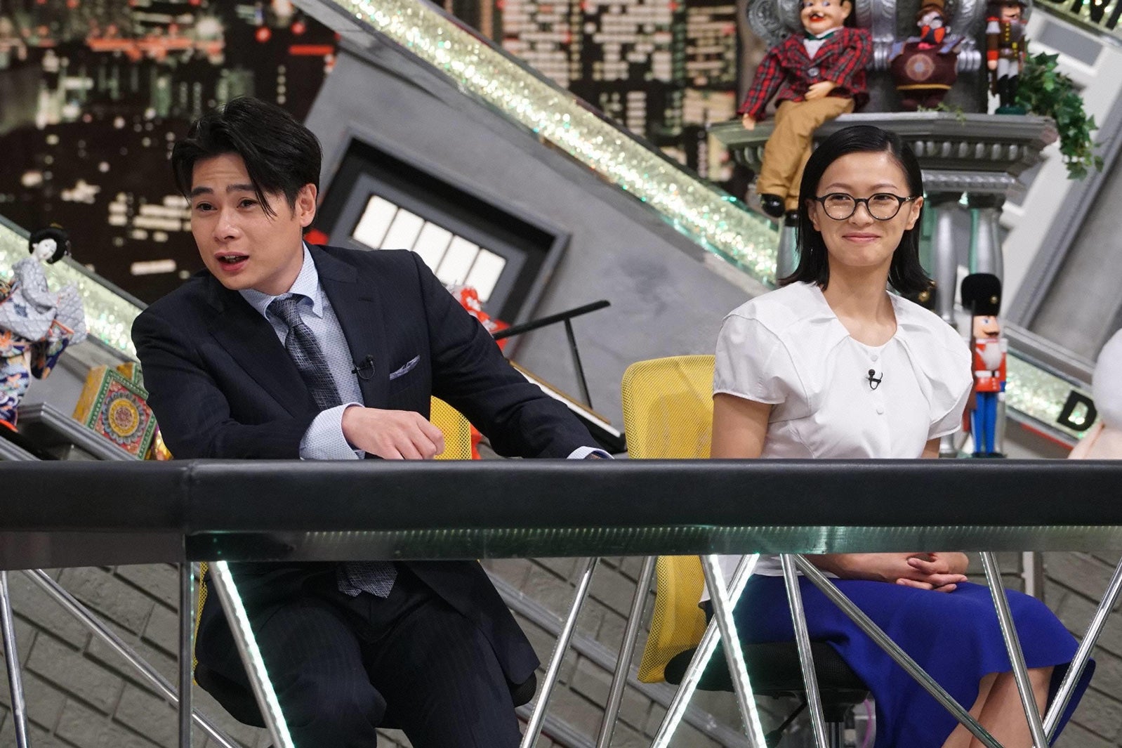 吉村崇（平成ノブシコブシ）、榮倉奈々／画像提供：フジテレビ