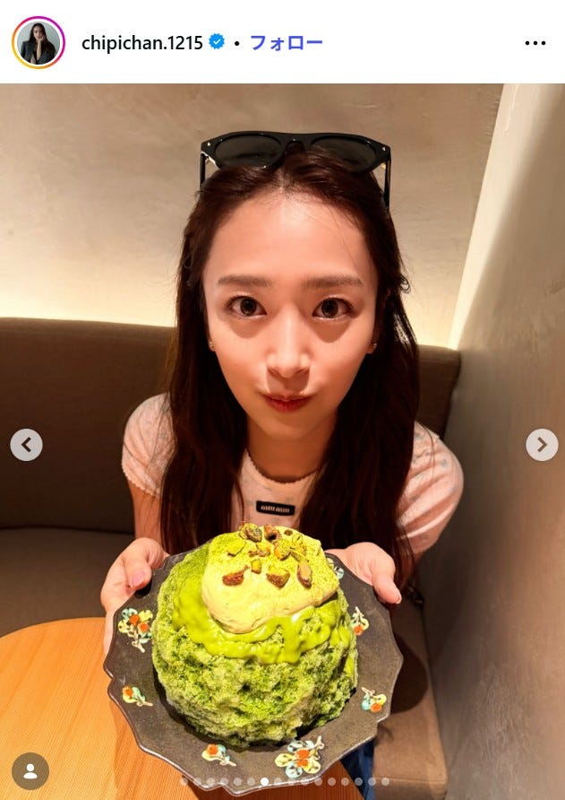 近藤千尋Instagramより