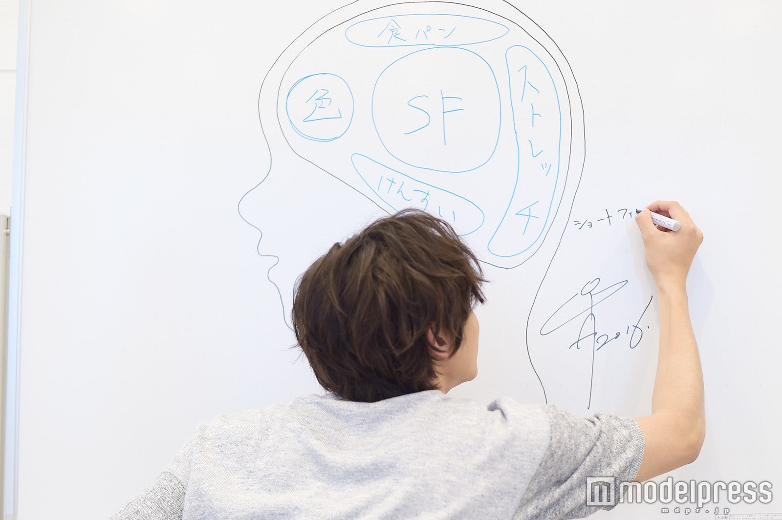 最後にメッセージを添えて