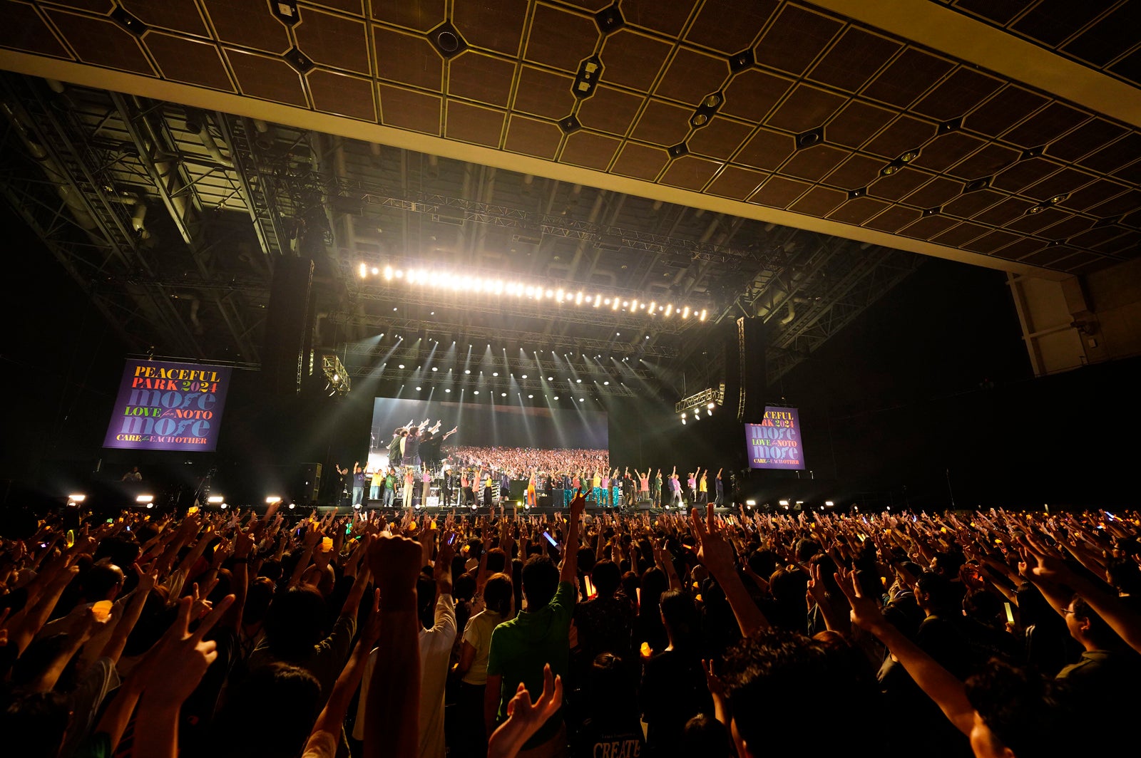 「PEACEFUL PARK 2024 for 能登」撮影：Junichi Itabashi、Santin Aki