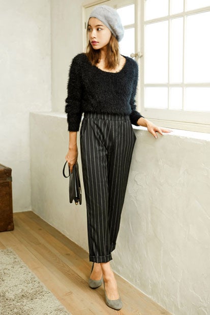 Uネックシャギーニットトップス「Re:EDIT by GALSTAR」2,998円（税込）／画像提供：Re:EDIT by GALSTAR