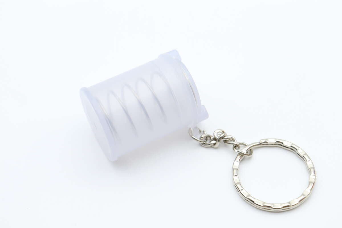 コイン収納キーホルダー（バネ式）