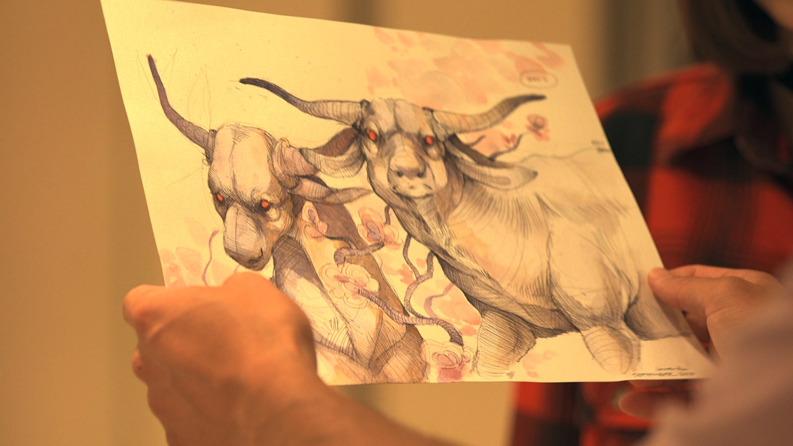 ローレンのスケッチ『TERRACE HOUSE ALOHA STATE』2nd WEEK（C）フジテレビ／イースト・エンタテインメント 