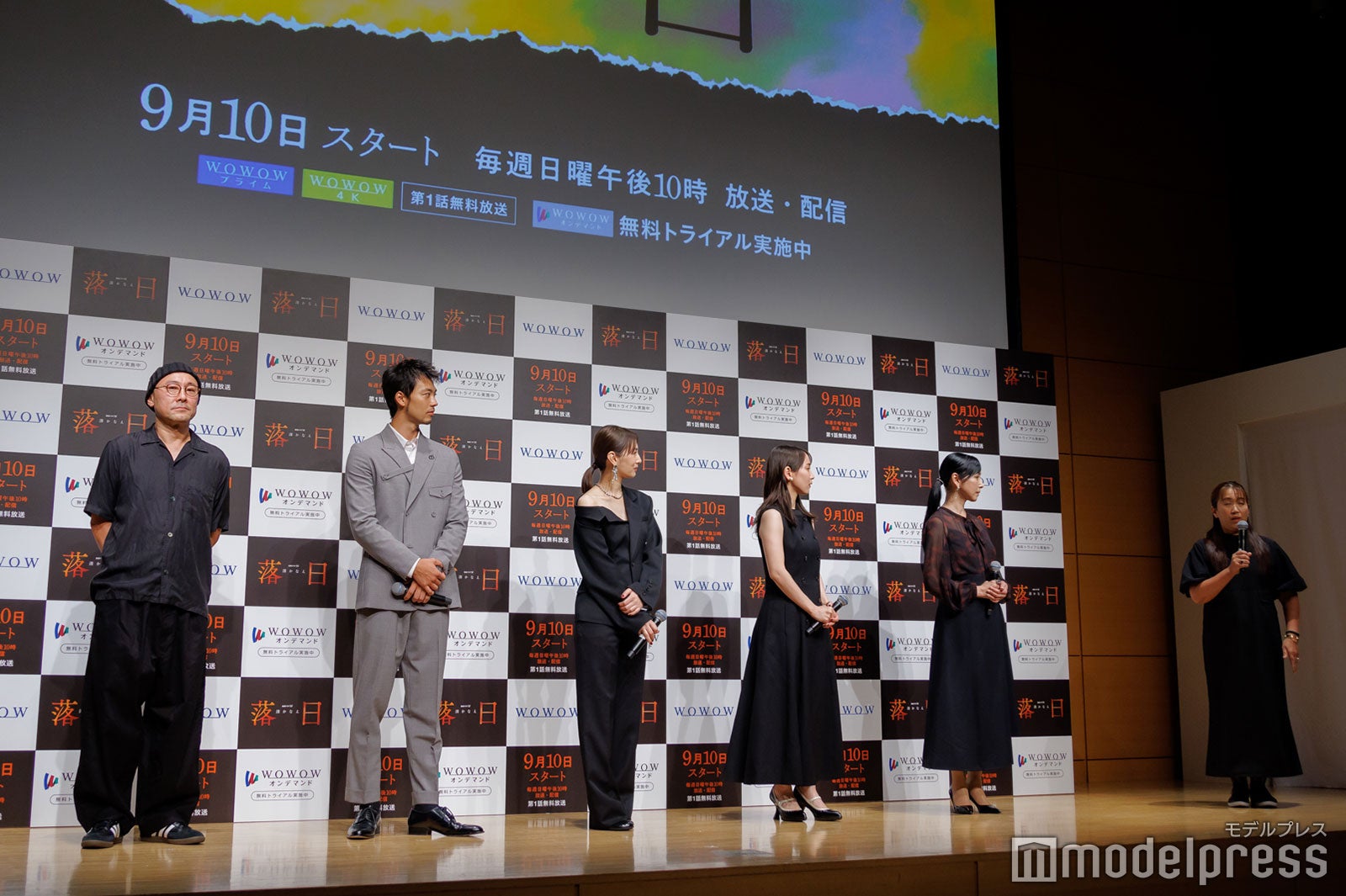 内田英治監督、竹内涼真、北川景子、吉岡里帆、黒木瞳、湊かなえ氏（C）モデルプレス