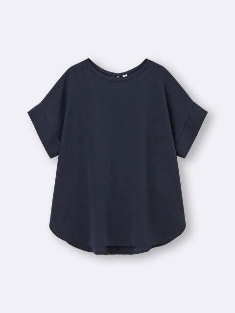 GU ドレープTブラウス GUのドレープTブラウス
