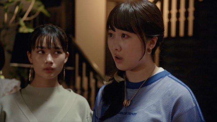 新井舞良、本田望結(C)日本テレビ