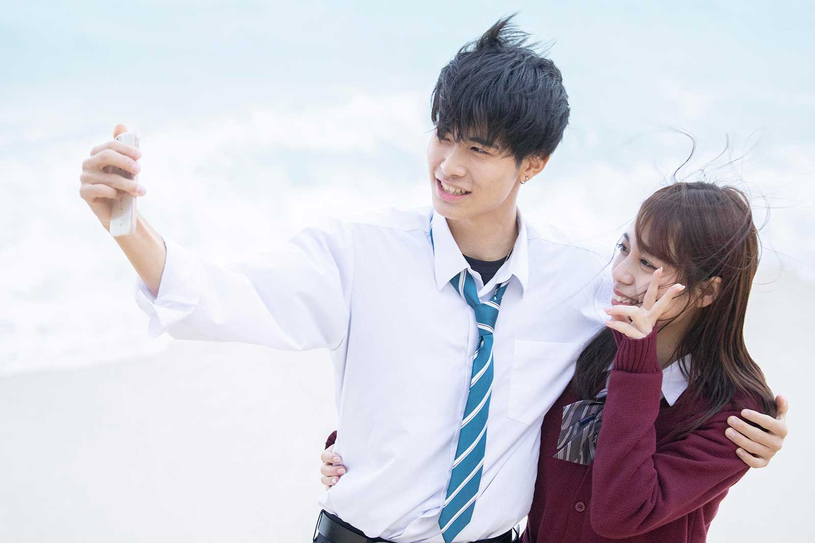 はると、るな「今日、好きになりました。-赤い糸編-」（C）AbemaTV, Inc.