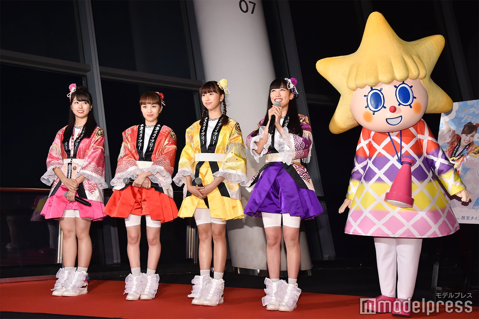 （左から）佐々木彩夏、百田夏菜子、玉井詩織、高城れに（C）モデルプレス