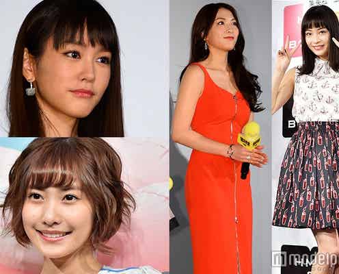 桐谷美玲のプチショートバング、知英のSEXYドレス、広瀬すずの柄on柄、佐野ひなこのエアリーショート<注目のファッション&ヘアメイク>