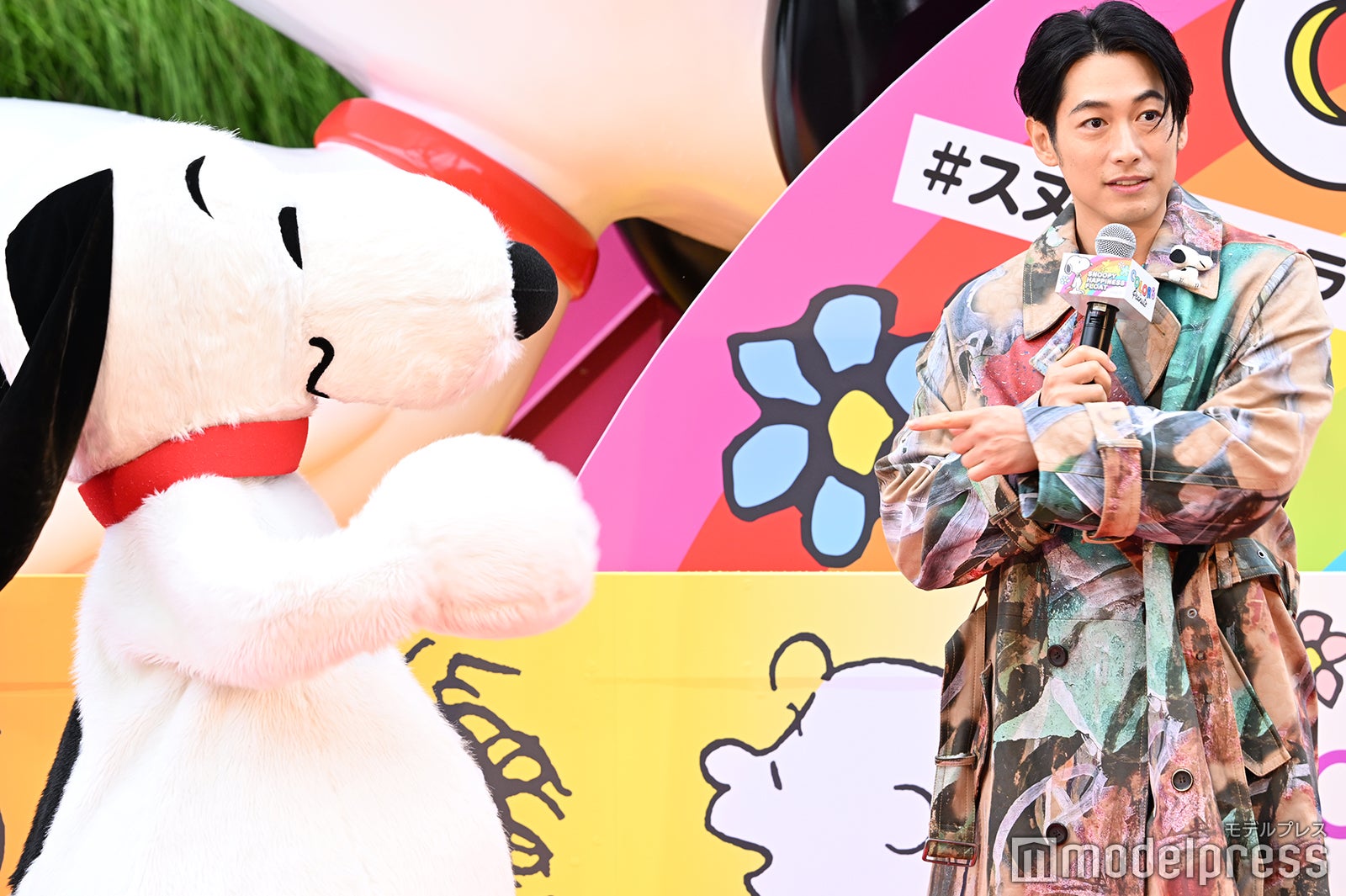 スヌーピー、ディーン・フジオカ （C）モデルプレス