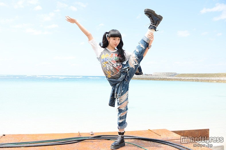 Y字バランスも披露してくれた中田クルミ