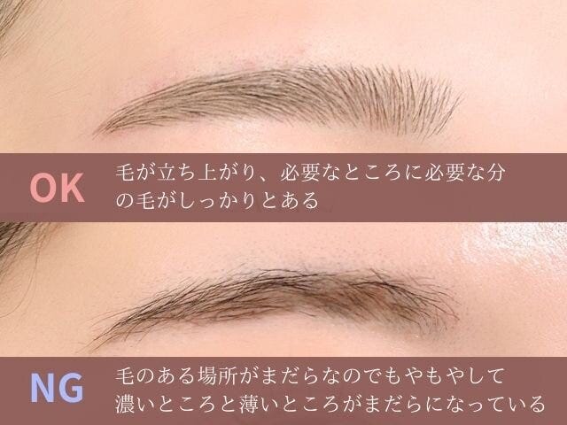 薄い眉と淡眉のちがい②