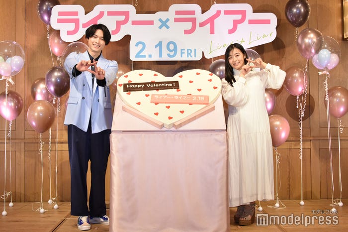 理想のバレンタイントークで具体的なシチュエーションを語った松村北斗、“あざとい”ストレート技を伝授した森七菜 (C)モデルプレス