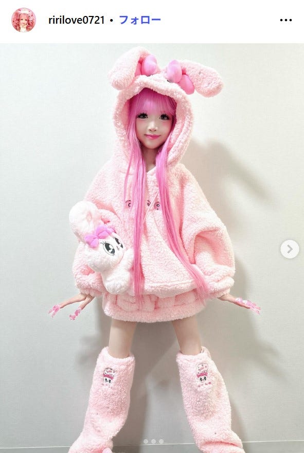 りりぴInstagramより