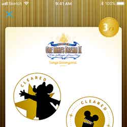 東京ディズニーリゾート・アプリ Art 賞（イメージ）スタンプラリーの画面（C）Disney