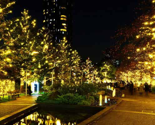 東京ミッドタウンのクリスマスイベント2022、華やかイルミネーション&冬恒例スケートリンクも
