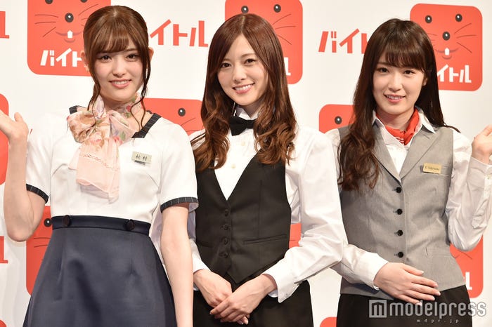 松村沙友理、白石麻衣、高山一実(C)モデルプレス