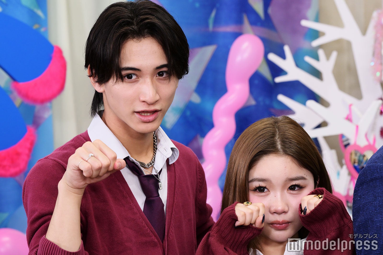 植野花道、中島結音（C）モデルプレス