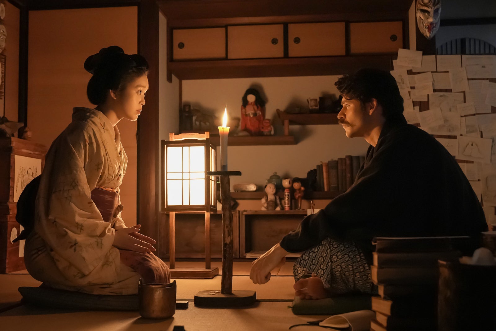 高石あかり、トミー・バストウ「ばけばけ」第60話（C）NHK