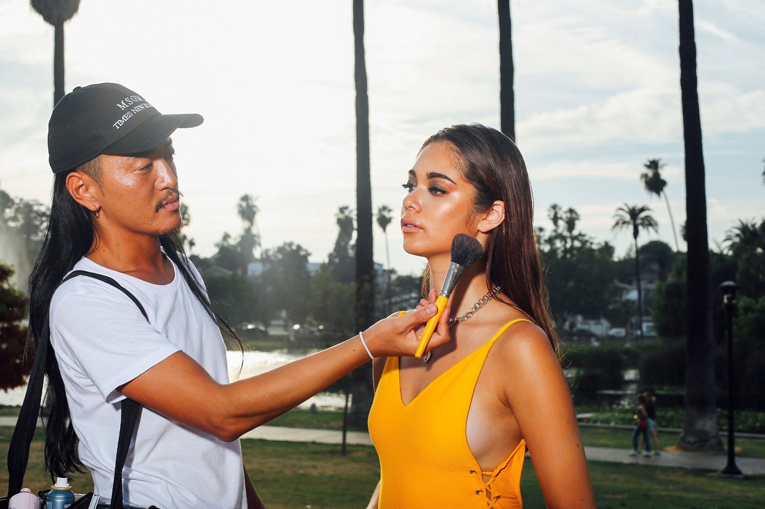 LAでの撮影も（提供画像）