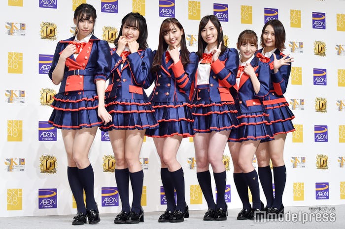 荒井優希、惣田紗莉渚、須田亜香里、松井珠理奈、大場美奈、古畑奈和(C)モデルプレス