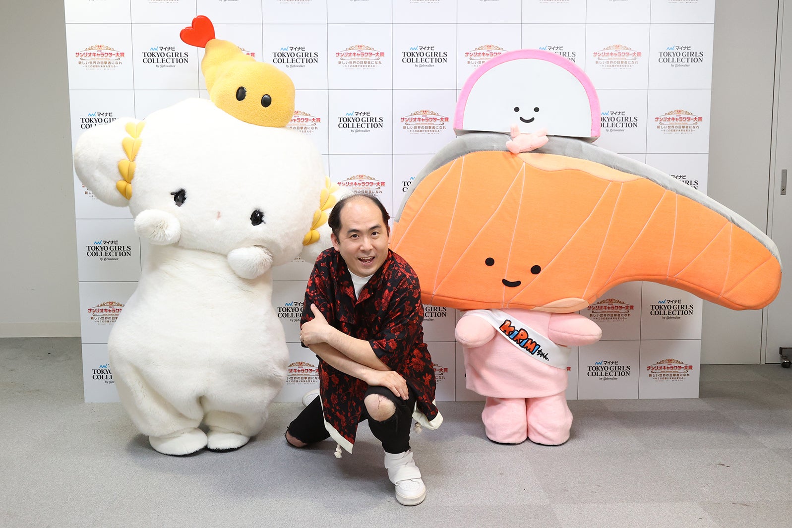 こぎみゅん、斎藤司、KIRIMIちゃん. （C）‘21 SANRIO（C）‘21 SANRIO／SEGATOYS S／D・G S／F・G SP-M S／T・F 著作（株）サンリオ